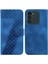 Tecno Spark 8c Cüzdan Kart Yuvası Fonksiyonu Için Telefon Kılıfı Kabartmalı Desen (Yurt Dışından) 1