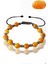 Sertifikalı Gerçek Damarlı Hematit - Turuncu Akik Taşı Bileklik - Ayarlamalı 1