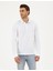 Pierre Cardin Erkek Beyaz Slim Fit Basic Sweatshirt 50294438-VR013 1