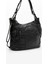 Suni Deri Yumuşak Dokumalı Sırt Omuz Çantası Siyah (Model: 571-11-13B) 5