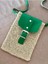 Hasır Mini Bag, Cep Telefonu Çantası Yeşil / Standart 1