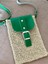 Hasır Mini Bag, Cep Telefonu Çantası Yeşil / Standart 2