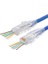 10 Adet Yeni Nesil Delikli Açık Uçlu Cat6 Ez RJ45 Konnektör Utp Jack 1