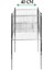 1 Adet Krom 40x40 Cm Profesyonel Portatif, Profil Ayaklı Ve Çok Amaçlı Sepet 1