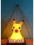 Meg Art 3D Pikachu Gece Lambası Çocuk Odası Gece Lambası Masaüstü Lambası 2