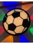 PM-24457 Gün Işığı - Mavi Futbol Topu Dekoratif LED Duvar Aplik 1