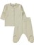 Erkek Bebek Pijama Takımı 1-6 Ay Bej 1