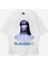 Placebo Baskılı Kadın Oversize Pamuklu Tshirt 1