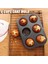 Siyah 6-Cup Yapışmaz Kek Kalıbı Pişirme Kek Tepsisi Tava Mutfak Diy Bakeware Aracı (Yurt Dışından) 3