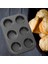 Siyah 6-Cup Yapışmaz Kek Kalıbı Pişirme Kek Tepsisi Tava Mutfak Diy Bakeware Aracı (Yurt Dışından) 5
