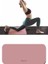 Ekolojik 6mm Tpe Yoga Matı Pilates Minderi Diz Dirsek Koruyucu Matlı Set Scarlet 2