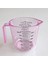 Şeffaf Şeffaf Plastik Ölçüm Kabı Ölçekli Tartı Araçları Pişirme Malzemeleri Pembe Mavi Renk Ev Aksesuarları 600 ml (Yurt Dışından) 5
