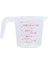 Temizle 250 ml 3 Adet Plastik Ölçüm Kabı Isıya Dayanıklı Istiflenebilir Sıvı Ölçü Açılı Kavrama ve Borulu Mutfak Ölçme Aletleri Aksesuarları (Yurt Dışından) 3