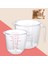 300ML ve 600M Saplı ve Dökme Borulu 2 Adet Plastik Ölçüm Kabı Seti, Kaymaz Sap ve Pişirme Pişirme Için Kalın Ölçümler 300ML 600ML (Yurt Dışından) 1