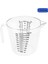 1000ML 150/300/600/1000 ml Plastik Ölçüm Kabı Temizle Ölçekli Gösterisi Şeffaf Kupa Dekantör Ağzı Ölçüm Cihazı Görsel Ölçekli Pişirme Aracı (Yurt Dışından) 1