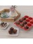 24 Kırmızı Silikon Muffin Kalıbı Mini Kek Yapıcı 6 ve 12 Bardak Ev Yapımı Qukiches Frittata Muffinler Tepsi Kalıbı Pişirme Gereçleri Araçları (Yurt Dışından) 5