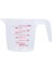 Temizle 250 ml 3 Adet Plastik Ölçüm Kabı Isıya Dayanıklı Istiflenebilir Sıvı Ölçü Açılı Kavrama ve Borulu Mutfak Ölçme Aletleri Aksesuarları (Yurt Dışından) 3