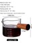 Şeffaf Ölçekli Cam Ölçüm Kabı ile 75ML Dekantör Ağzı Süt Sürahisi Şeffaf Dayanıklı Ölçü Kupa Mutfak Pişirme Araçları Espresso Ölçüm Kabı (Yurt Dışından) 1