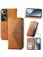 Realme C65 Eşkenar Dörtgen Şekli Günlük Kullanım Için Flip Case El Kayışı Standı Cüzdan (Yurt Dışından) 1