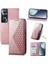 Realme C65 Eşkenar Dörtgen Şekli Günlük Kullanım Için Flip Case El Kayışı Standı Cüzdan (Yurt Dışından) 5