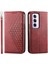 Oppo Oppo 12 Pro 5g Için Flip Case Standı El Kayışı Eşkenar Dörtgen Şekli Günlük Kullanım (Yurt Dışından) 1