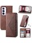 Oppo Oppo 12 Pro 5g Için Flip Case Standı El Kayışı Eşkenar Dörtgen Şekli Günlük Kullanım (Yurt Dışından) 3