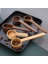 3 Adet Kahve Çekirdeği Ölçüm Kaşığı Siyah Ceviz Tahta Kaşık Taşınabilir Pişirme Aracı Ölçme Fincan Ölçme Araçları Coffeeware (Yurt Dışından) 2