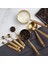 4 Adet Set-S Altın Mutfak Pişirme Araçları Bakeware Ölçme Aletleri ve Terazi Seti Paslanmaz Çelik Ahşap Saplı Ölçme Bardak ve Kaşıklar (Yurt Dışından) 3