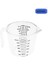 600 ml 150/300/600/1000 ml Şeffaf Ölçüm Kabı Şeffaf Görsel Ölçek Sıvı Kabı Ölçüm Karıştırma Kabı Pişirme Aracı (Yurt Dışından) 1