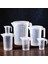 1000ML 100/250/500/1000ML Siyah Ölçekli Plastik Ölçüm Kapaklı Bardak Su Sürahisi Sıvı Kabı Şeffaf Kek Kapları Mutfak Aksesuarları (Yurt Dışından) 4