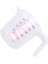 Temizle 250 ml 3 Adet Plastik Ölçüm Kabı Isıya Dayanıklı Istiflenebilir Sıvı Ölçü Açılı Kavrama ve Borulu Mutfak Ölçme Aletleri Aksesuarları (Yurt Dışından) 5