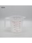 Transparent2 500ML Bakeware Aracı Ölçüm Kabı Ev Plastik Şeffaf Mezun Ölçüm Kabı 250/500/600/1000ML Mutfak Pişirme Aracı (Yurt Dışından) 5