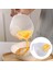 Beyaz 1000 ml Pratik Yumurta Sıvı Karıştırma Kabı Dahili Filtre Plakası Temizle Ölçüm Kabı Fırın Ultra Ince Filtre Ölçüm Kabı (Yurt Dışından) 2