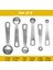 6 Adet 6 Adet Paslanmaz Çelik Ölçüm Kaşık Seti Istiflenebilir Çorba Kaşığı Çay Kaşığı Pişirme Kahve Şeker Araçları Ölçekli Mutfak Aksesuarları (Yurt Dışından) 1