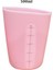 Pembe 500ML 1 Adet 500ML / 250ML Pişirme Sınıfı Silika Jel Ölçme Kabı Ölçekli Yumuşak Süt Bardağı Sıvı Macun Fincan Pişirme Araçları Çevre Dostu (Yurt Dışından) 1