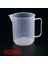 250ML Kendin Yap Pişirme Ölçüm Kabı Gıda Sınıfı Pp Plastik Şeffaf Terazi Bardak Mutfak Pişirme Aletleri 50 100 250 500 1000ML (Yurt Dışından) 1