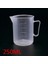 250ML Kendin Yap Pişirme Ölçüm Kabı Gıda Sınıfı Pp Plastik Şeffaf Terazi Bardak Mutfak Pişirme Aletleri 50 100 250 500 1000ML (Yurt Dışından) 5