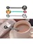Colorful2 Kahve Kepçesi Iki Bir Arada Paslanmaz Çelik Kahve Kaşığı Mühür Klipsli Ölçüm Kaşığı Mutfak Pişirme Ölçeği Kaşık Yaratıcı Mutfak (Yurt Dışından) 2