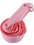 Pembe Ölçüm Kabı Mutfak Seti 11 Adet/set Çok Renkli Plastik Ölçüm Kaşığı Taşınabilir Kendin Yap Pişirme Malzemeleri Yığınlanabilir Ölçekli Kaşık (Yurt Dışından) 1