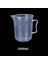 1000ML 1 Adet Şeffaf Plastik Dereceli Ölçüm Kabı Pişirme Kabı Sıvı Şeffaf Ölçü Sürahi Konteyner 30ML /50ML /500ML /1000ML (Yurt Dışından) 1