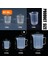 1000ML 1 Adet Şeffaf Plastik Dereceli Ölçüm Kabı Pişirme Kabı Sıvı Şeffaf Ölçü Sürahi Konteyner 30ML /50ML /500ML /1000ML (Yurt Dışından) 5