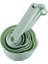 Yeşil 10 Adet/takım Ölçüm Kaşıkları Renkli Plastik Ölçü Kaşığı/fincan Mutfak Süper Kullanışlı Şeker Kek Pişirme Araçları Kaşık Ölçüm Kabı (Yurt Dışından) 1