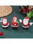 Style9 E Mini Reçine Noel Dekorasyon Noel Baba Kardan Adam Ağacı Mikro Peyzaj Modeli Diy Minyatür Bahçe Figürleri Ev Dekorasyon (Yurt Dışından) 3