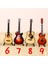 No.1 Gitar 17 cm 1/6 Ölçek Minyatür Gitar Modeli Mini Gitar Bebek Evi Için Koleksiyon Ev Dekorasyonu Min Müzikalaletler (Yurt Dışından) 4