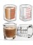 60ML 1 Adet Siyah Terazi 60ML Espresso Kahve Ölçüm Cam Kupa, Ons Bardak Ölçekli Kavurma Ölçüm Fincan Çift Dozajlı Kare Kahve Kupa ile Kalınlaşmış (Yurt Dışından) 2