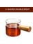 75ML Şeffaf Ölçekli Cam Ölçüm Kabı Dekantör Ağzı Süt Sürahisi Şeffaf Dayanıklı Ölçü Kupa Mutfak Pişirme Araçları Espresso Ölçüm Kabı (Yurt Dışından) 1