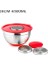 24 cm Silikon Saplı Paslanmaz Çelik Kaymaz Ölçekli Karıştırma Kabı Mutfak Salata Kaseleri Pişirme Pişirme Yumurta Mikseri Gıda Depolama Için Set (Yurt Dışından) 1