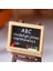Abc Yazı Tahtası 1:12 Ölçekli Minyatür Kara Tahta Modeli Küçük Yazı Tahtası Ahşap Boyama Şövale-Dollhouse Mobilya Mini Süsleme-Aksesuarları (Yurt Dışından) 5