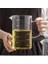 1000ML Ölçüm Bardağı Cam Kahve Süt Kupası Mezun Pasta Ölçüm Bardakları Sıvı Süt Sürahisi Ölçeği ile Pişirme Pişirme Mutfak Gereçleri (Yurt Dışından) 2
