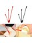 Siyah M Mini Çift Başlı Silikon Spatula Ince Kavanoz Makyaj Tereyağlı Kek Için - Yeniden Kullanılabilir Spatulalı Kaşık Spatula Mutfak Pişirme Aletleri (Yurt Dışından) 3